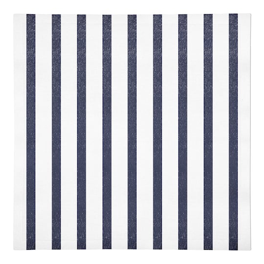 Sea Stripes 10" x 10" Poly Twill Napkin